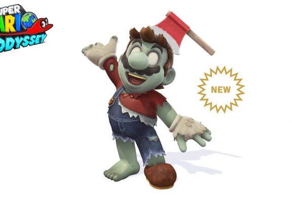 ماريو يحتفل بالهالوين مع الزومبي في SUPER MARIO ODYSSEY