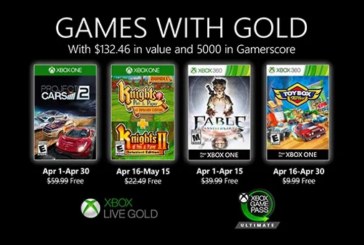 ألعاب خدمة Games with Gold المجانية لشهر أبريل 2020