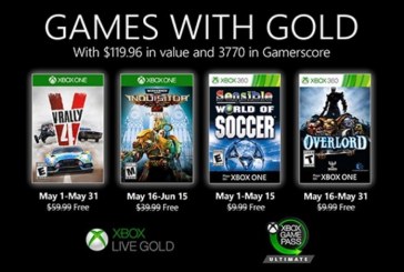 ألعاب خدمة Games with Gold المجانية لشهر مايو 2020