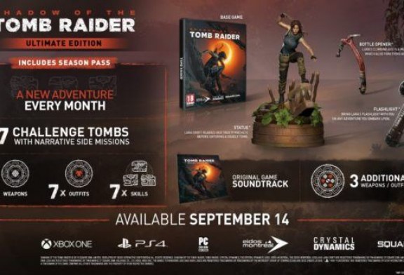 ماذا يحتوي إشتراك Season Pass للعبة Shadow of the Tomb Raider