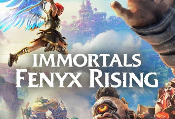 الترقية المجانية للجيل الجديد على غلاف Immortals Fenyx Rising الرسمي على PS4